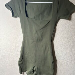 Windsor Sage Ribbed Bodysuit